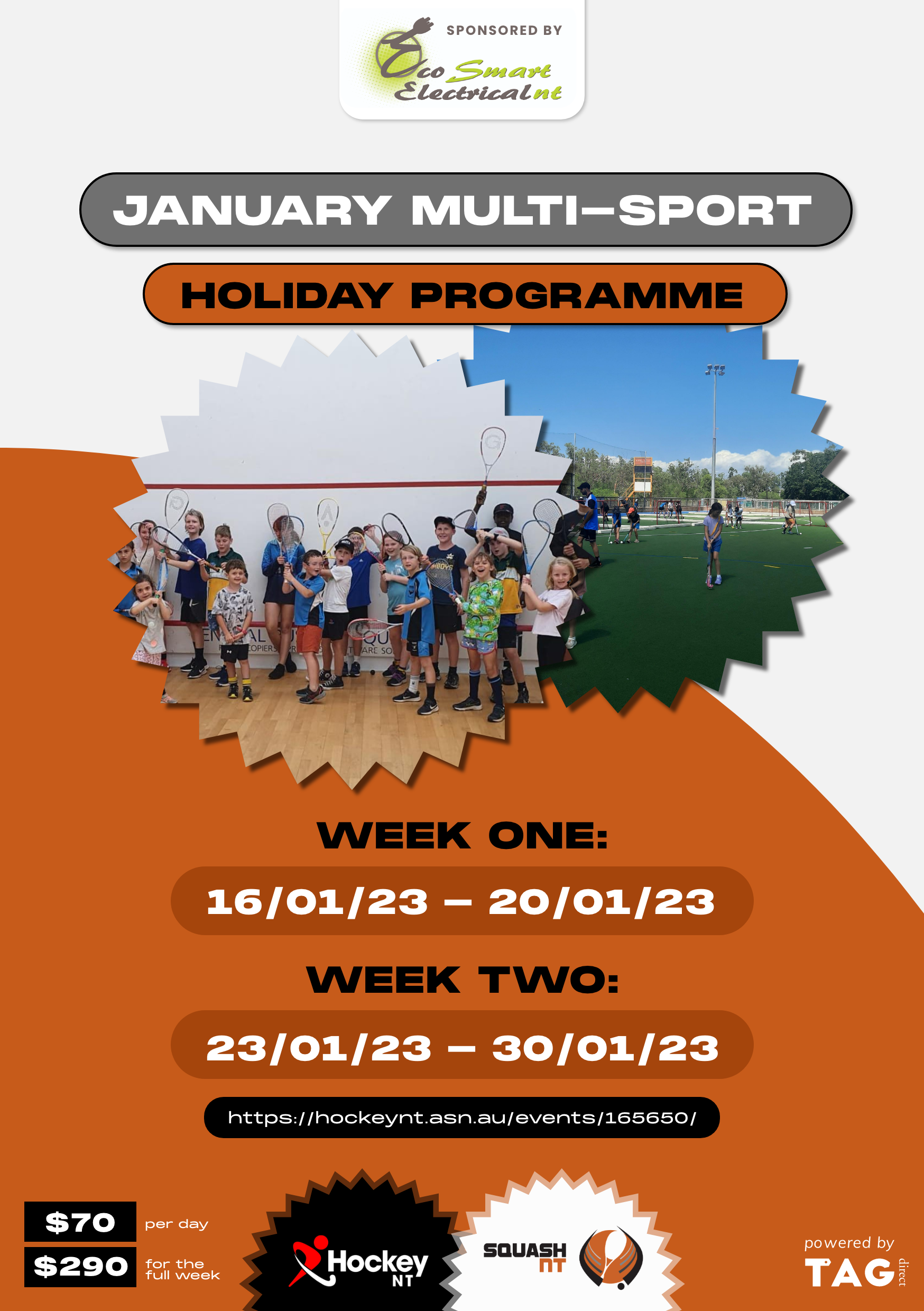 Holiday Programme Darwin Squash Center